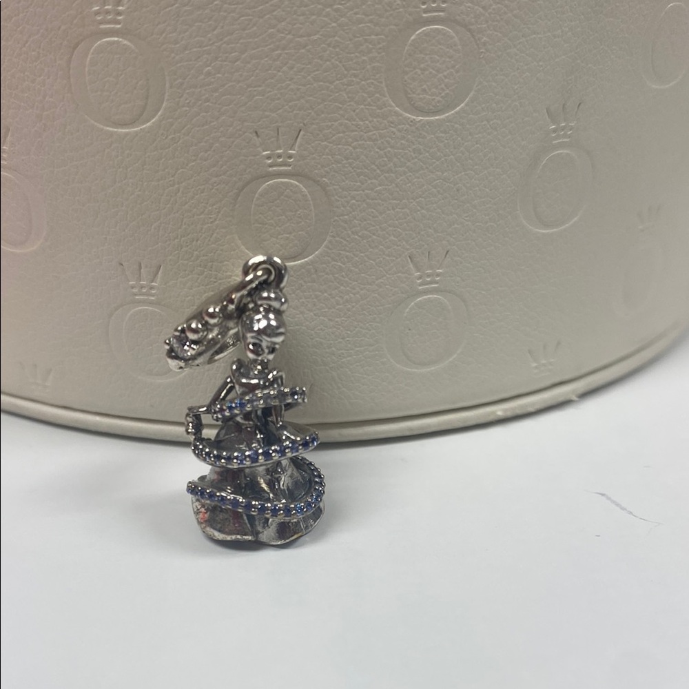 Pandora Silver and Blue Charm Cinderella